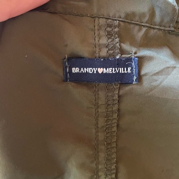 Brandy Melville camo green lightweight jacket sz s - Picture 5 of 6